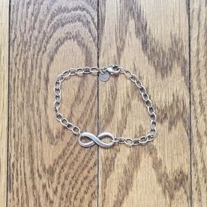 Tiffany & Co. silver infinity bracelet
